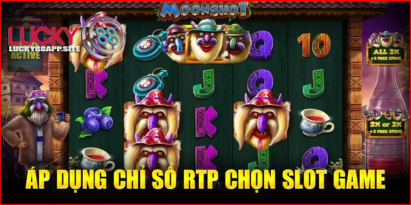 Áp dụng chỉ số RTP chọn slot game có tỷ lệ thắng cao